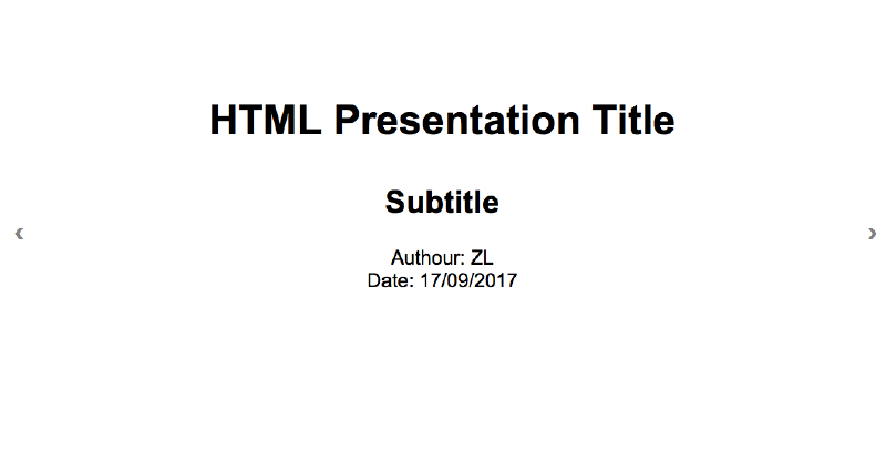 Featured image of post HTML Slides