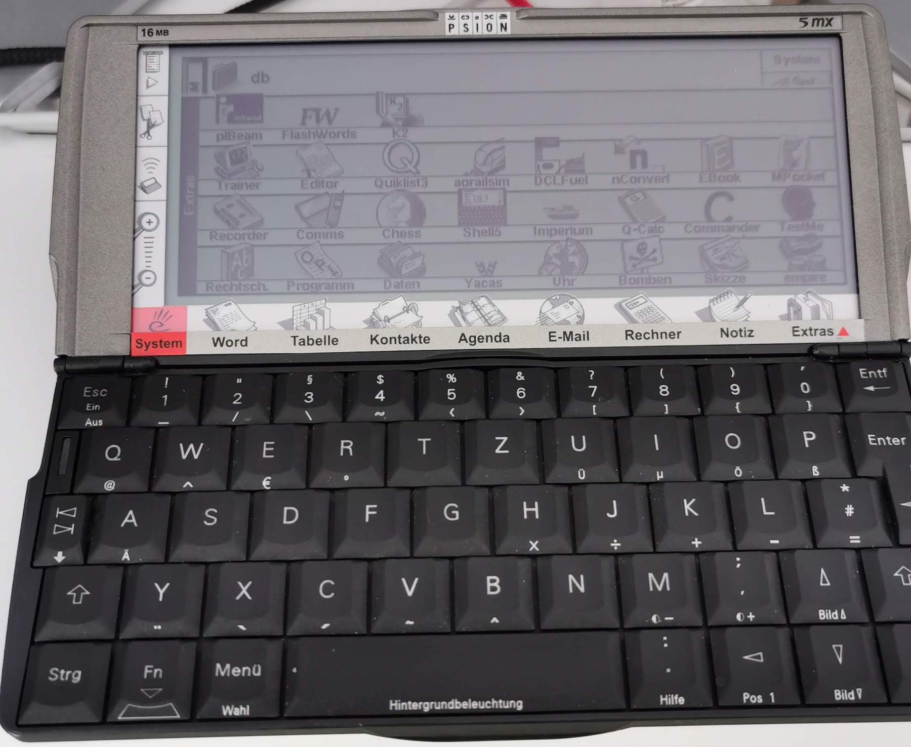 Reuse of 20-year old Psion 5MX